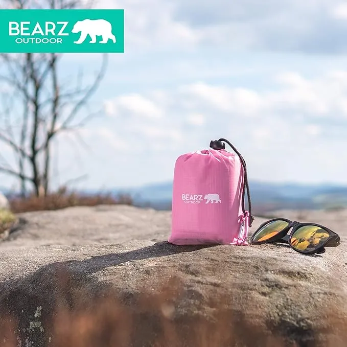 Pocket Blanket - Waterproof Picnic Blanket, Compact Travel Blanket, Picnic Blankets Waterproof Foldable Lightweight for Beach, Hiking, Festival Accessories