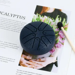 Pointed Design 3inch, 6-tone Mini Steel Tongue Drum   FREE Mallet
