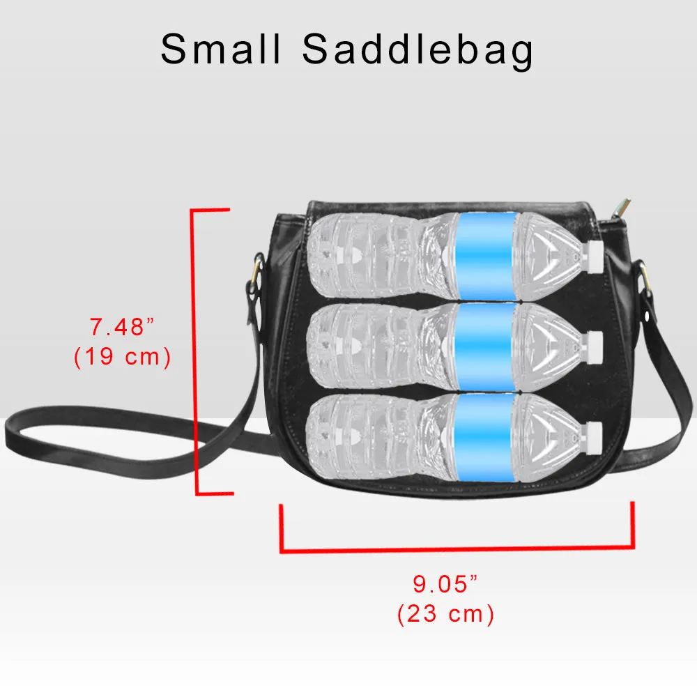 Purple Dragonfly Saddlebag Moon Phases Purse