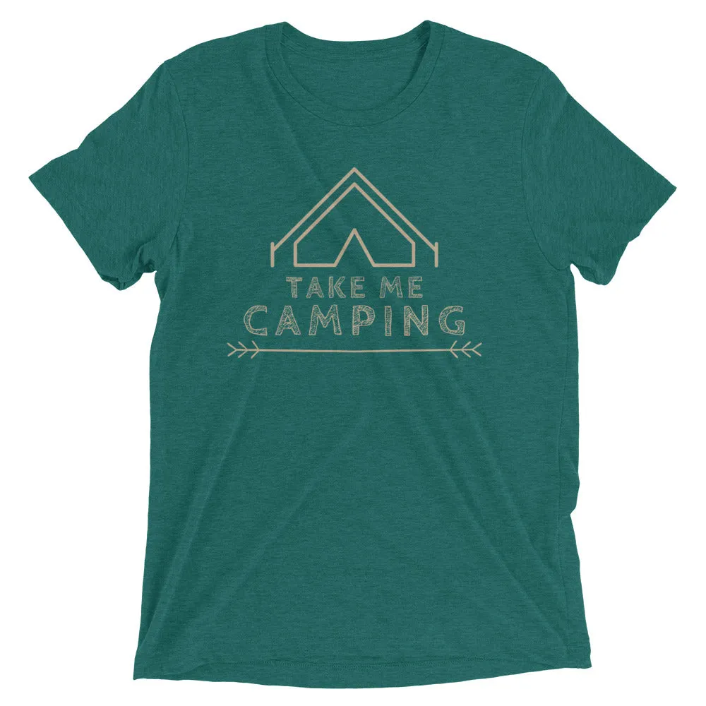 "Take Me Camping" Unisex Premium Tri-Blend Camping T-Shirt