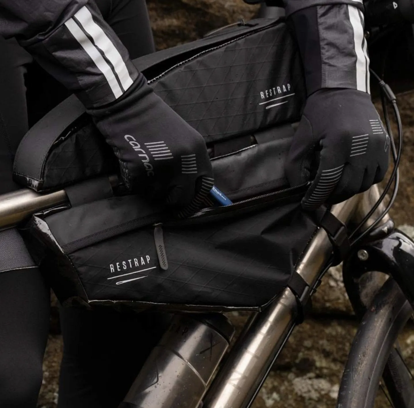 Restrap Race Frame Bag - Black