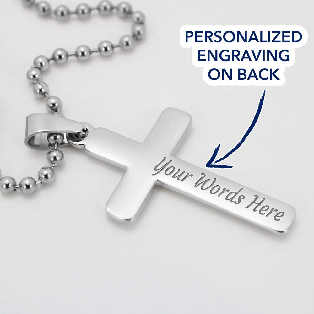 Riding Partner for Life Cross Necklace