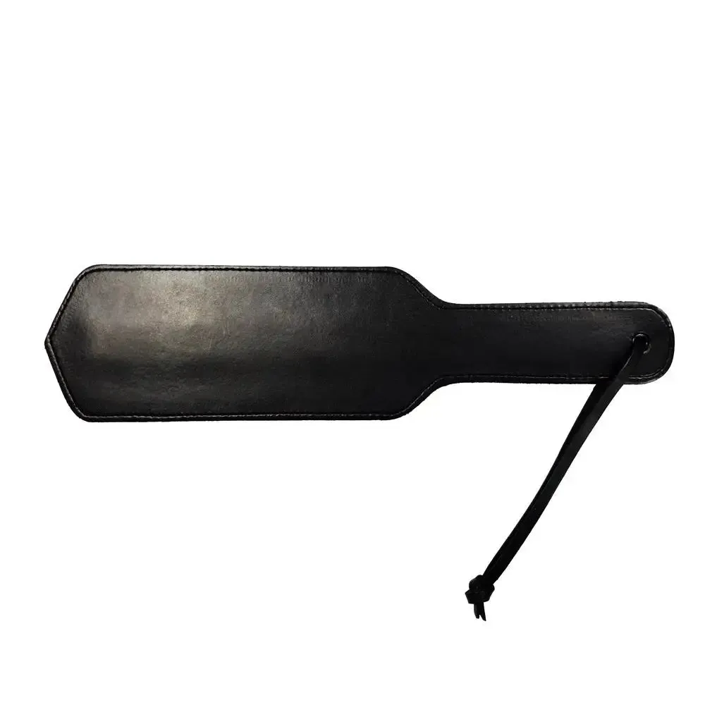 Rouge Garments Black and Red Leather Bondage Paddle for Bdsm Couples