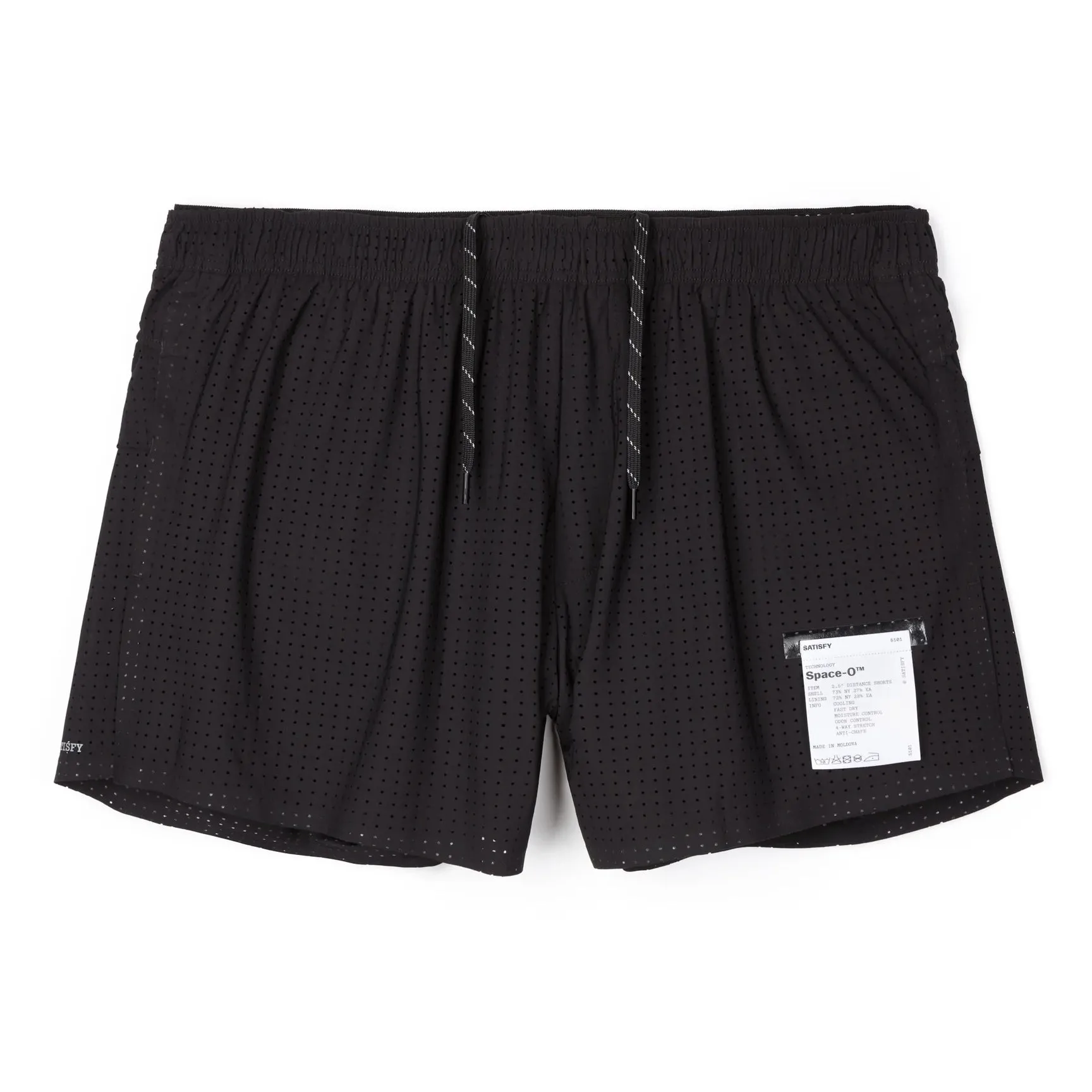 Satisfy Space‑O 2.5 Inch Distance Shorts Black v2