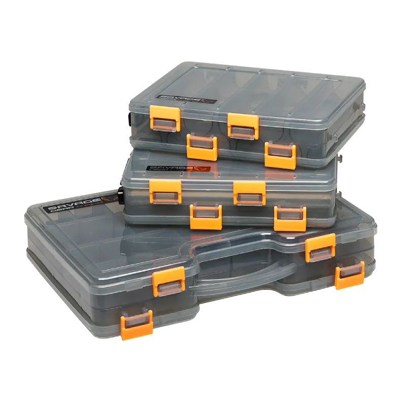 Savage Gear Lure Box 2 Sided Smoke