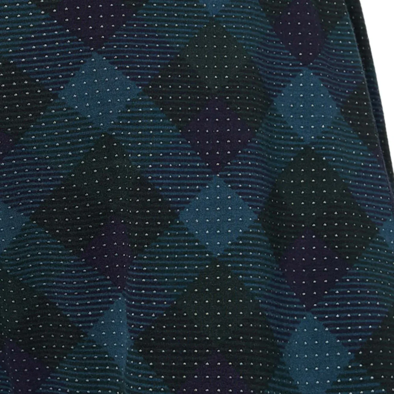 Saxx Droptemp Cooling Sleep Loose Boxer - Bison Check-Maritime