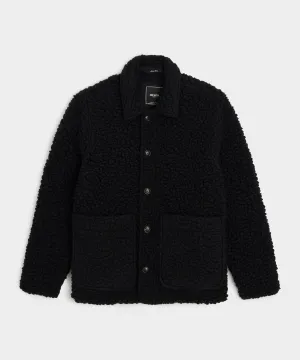 Sherpa Chore Coat in Black