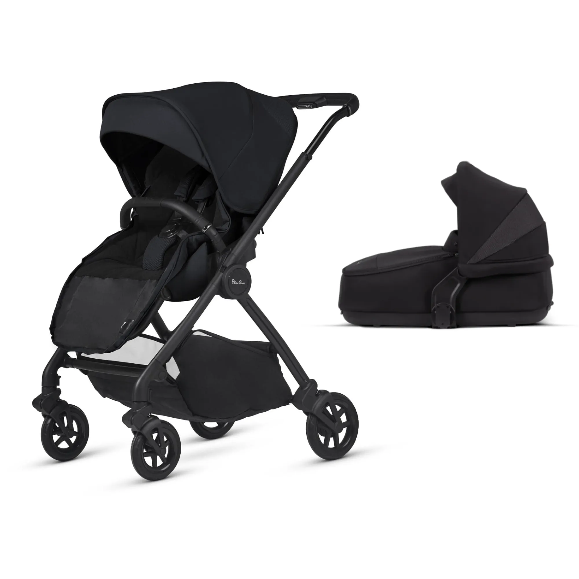 Silver Cross Dune 2 Pushchair with Compact Folding Carrycot - Space