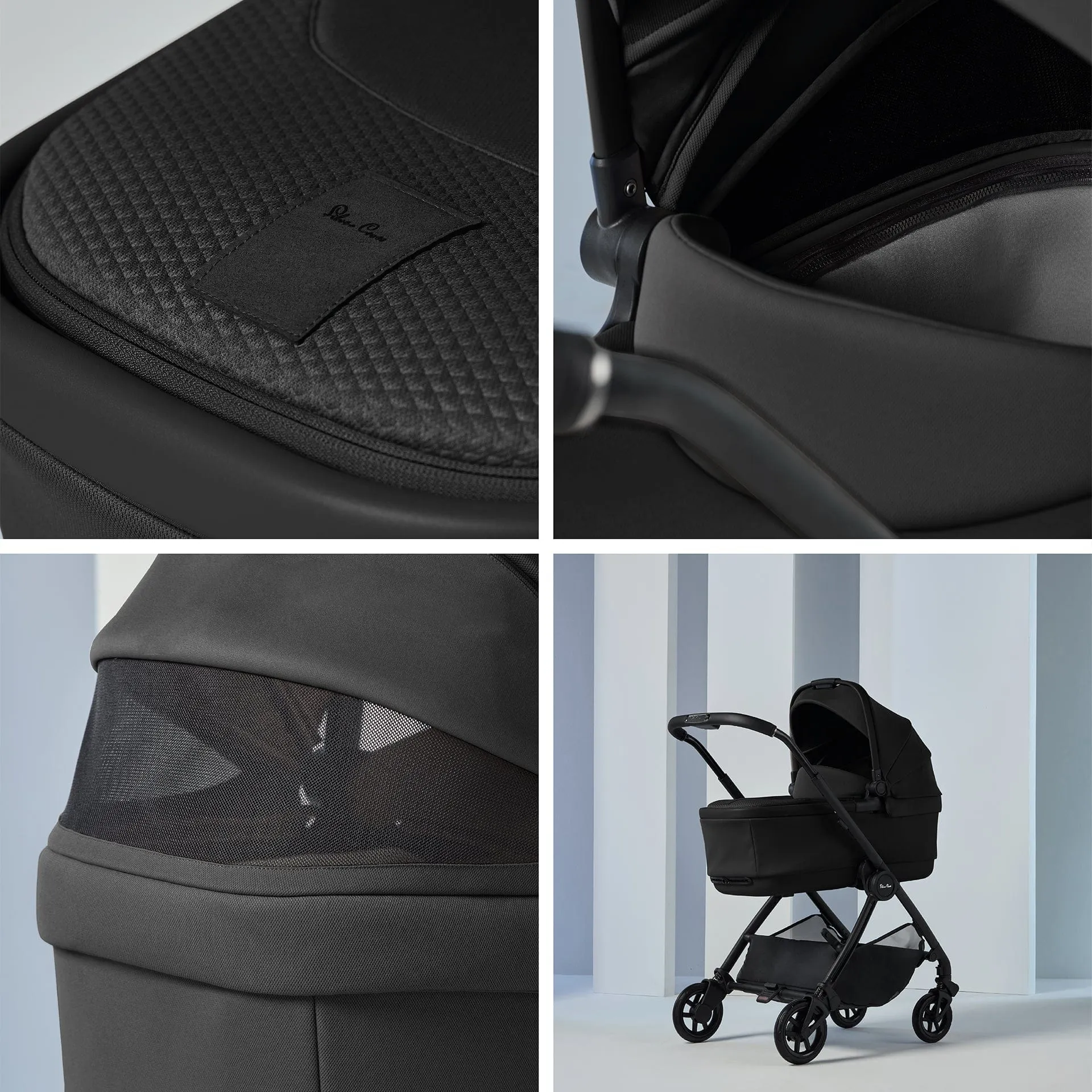 Silver Cross Dune 2 with First Bed Folding Carrycot - Space