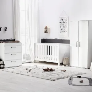 Silver Cross Finchley White 3-Piece Nursery Roomset