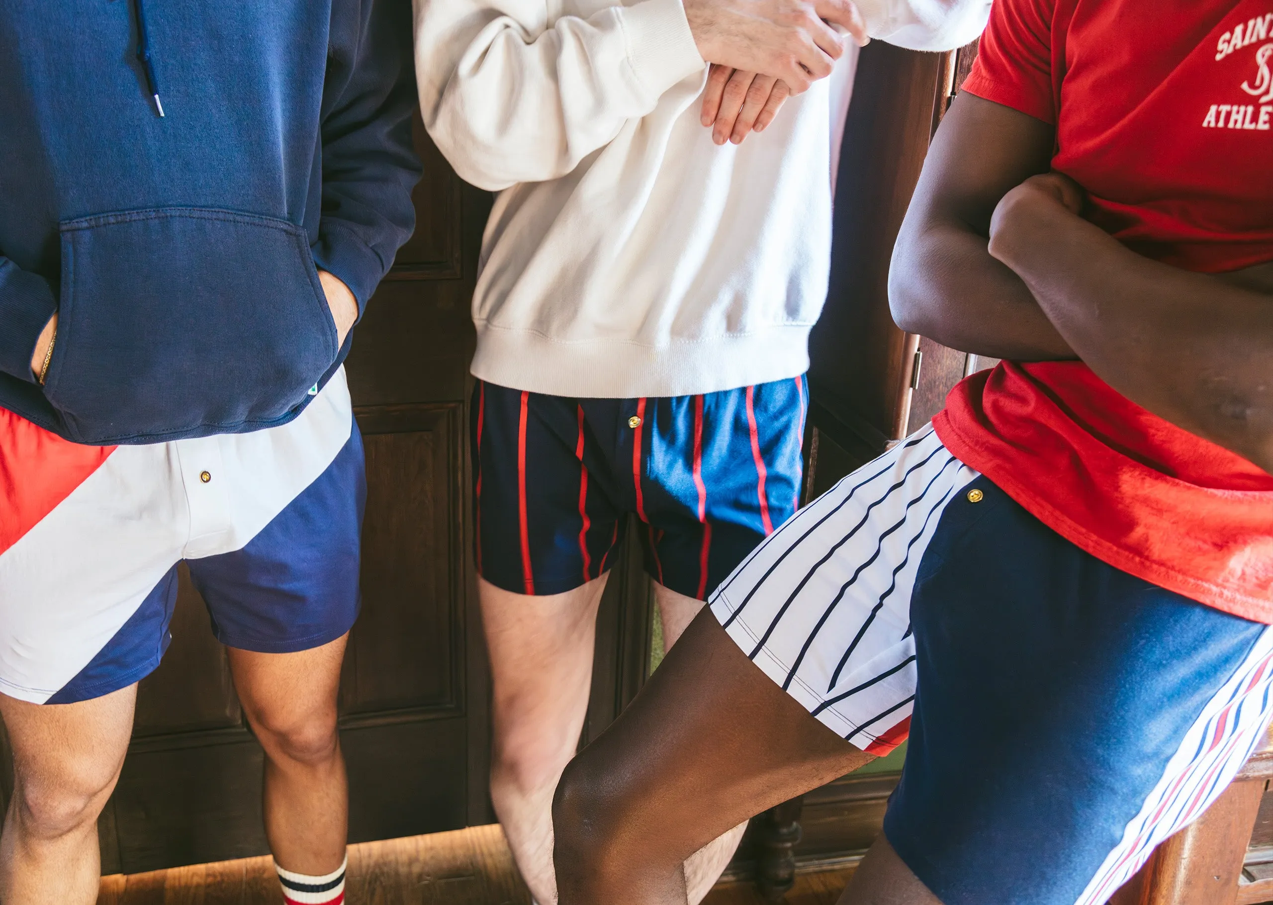 Slim Fit Boxers ~ The Navies 3 Pack