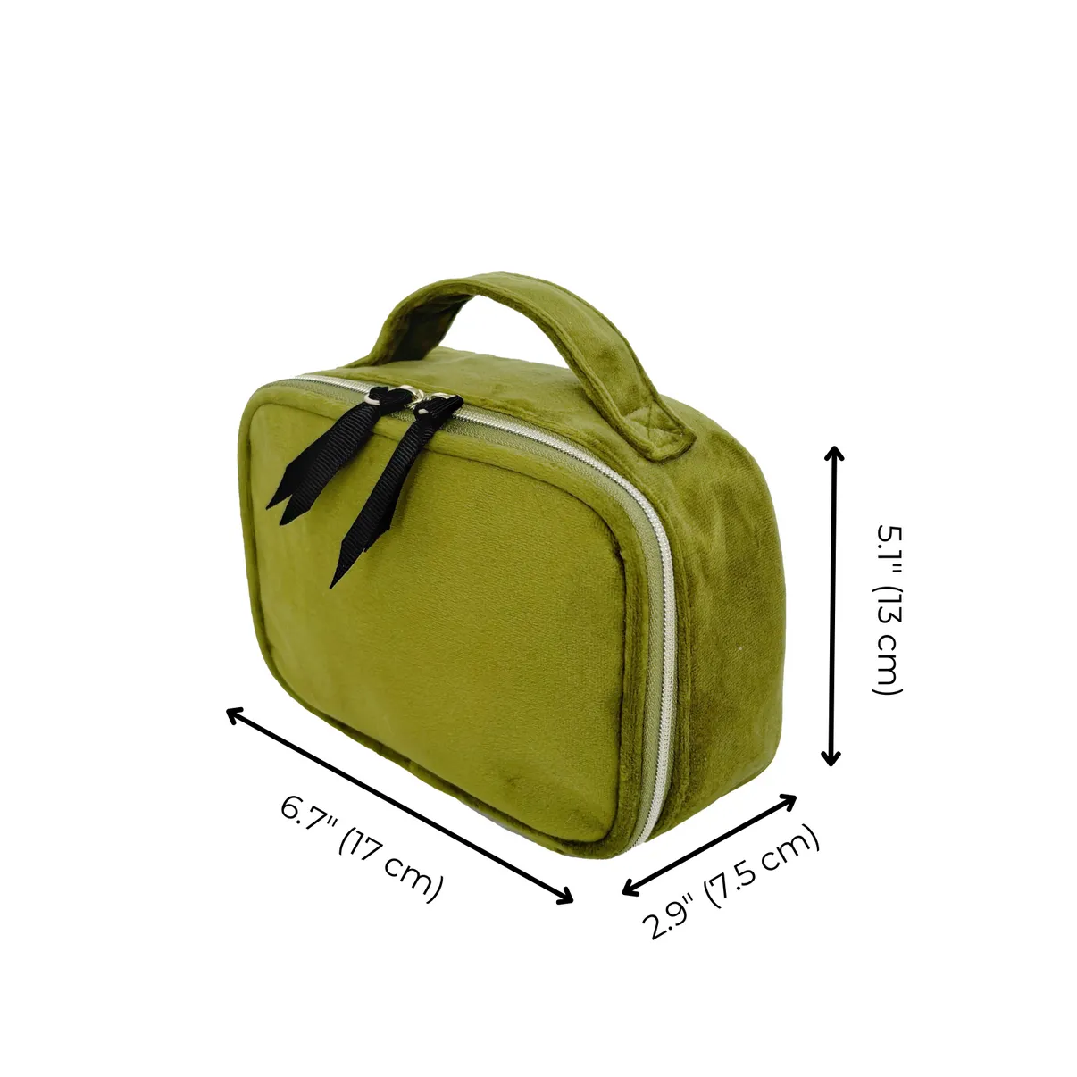 Small Beauty Box - Green Velvet