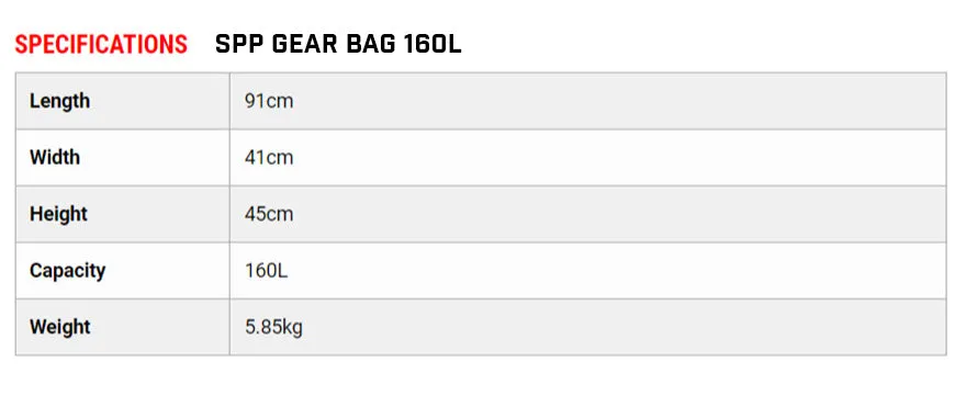 SPP 160L Roller Gear Bag
