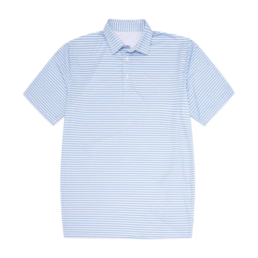 Striped Performance Polo
