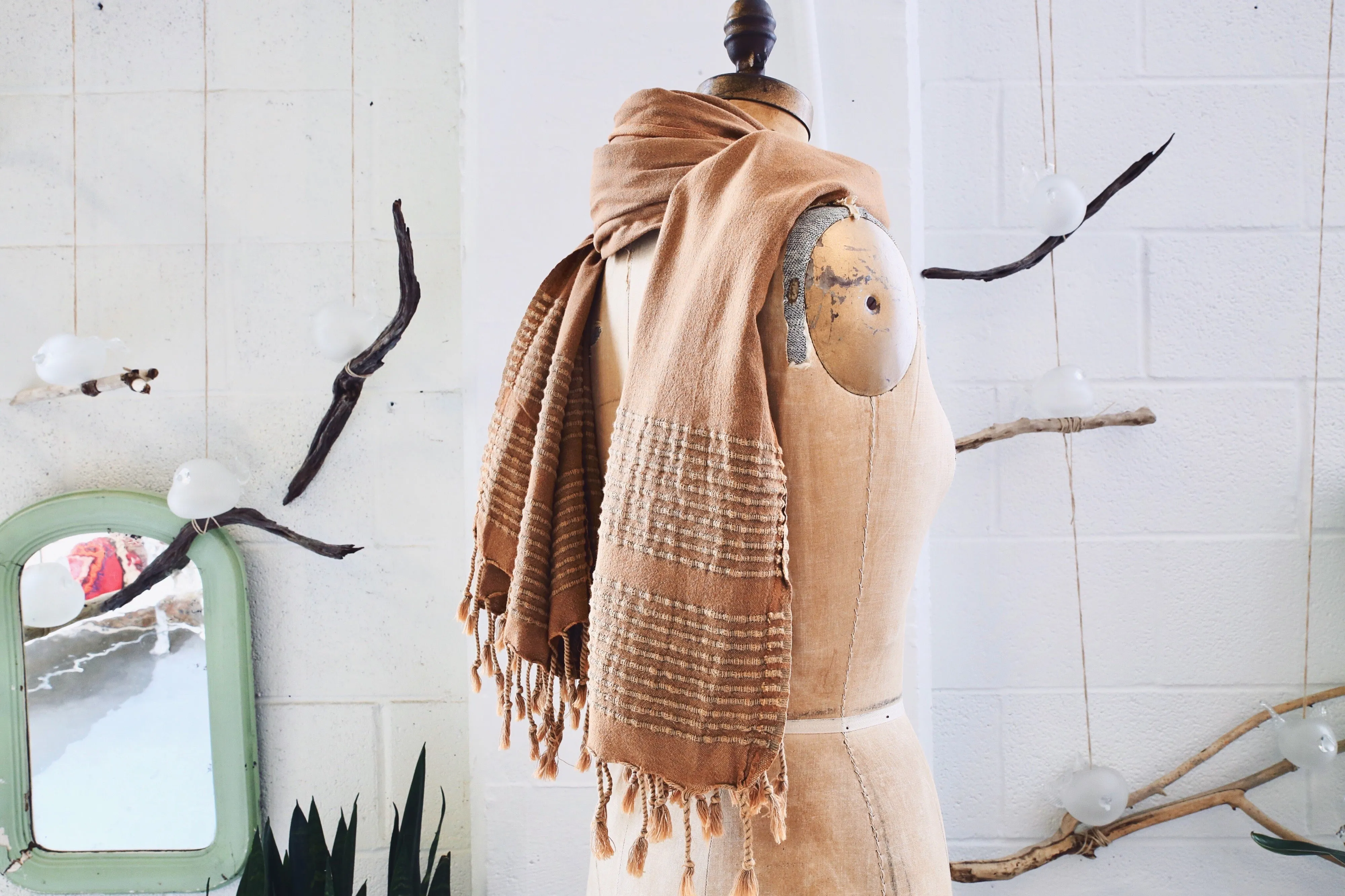 Summer Pestemal Scarf in Mustard