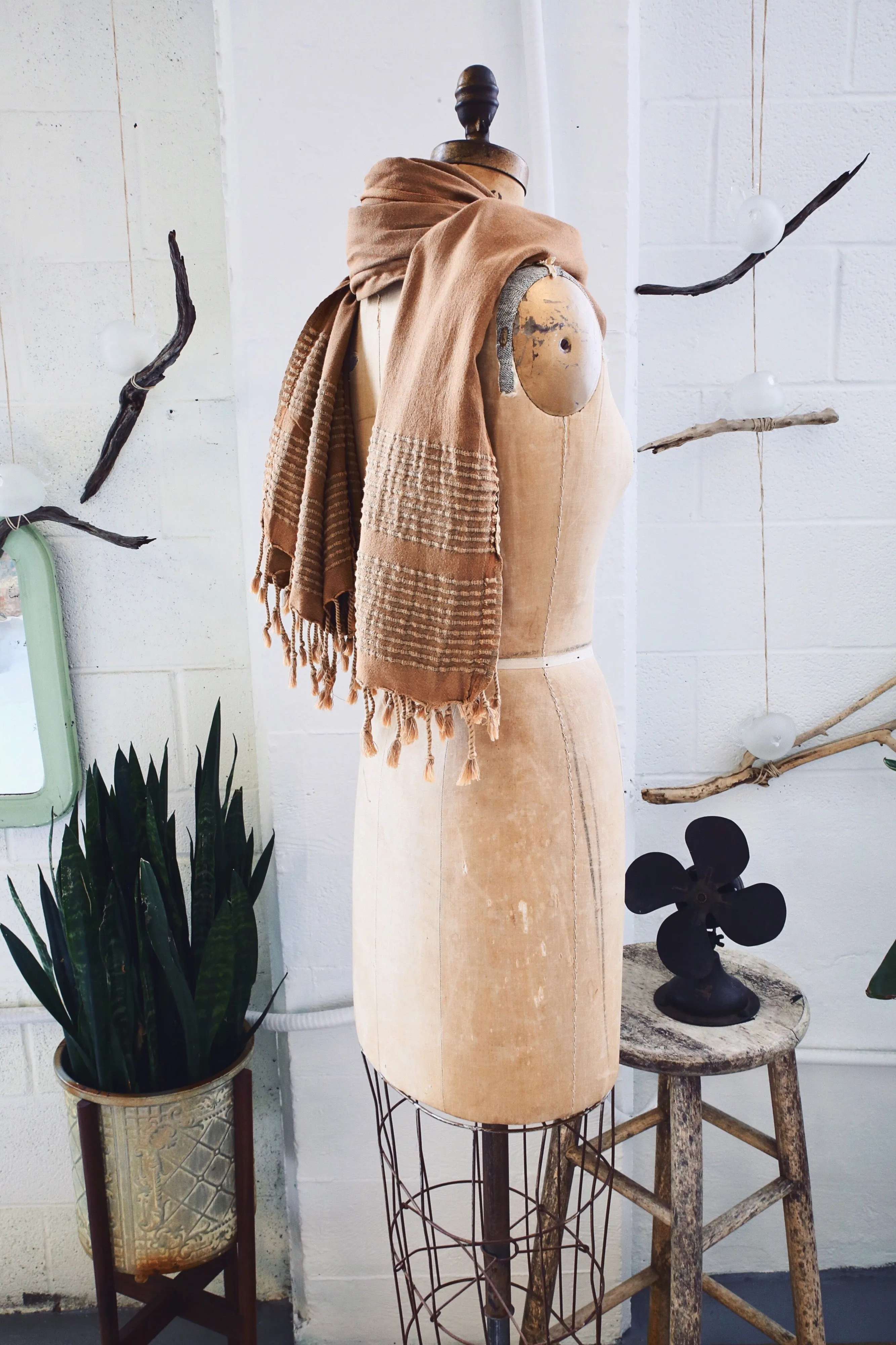 Summer Pestemal Scarf in Mustard