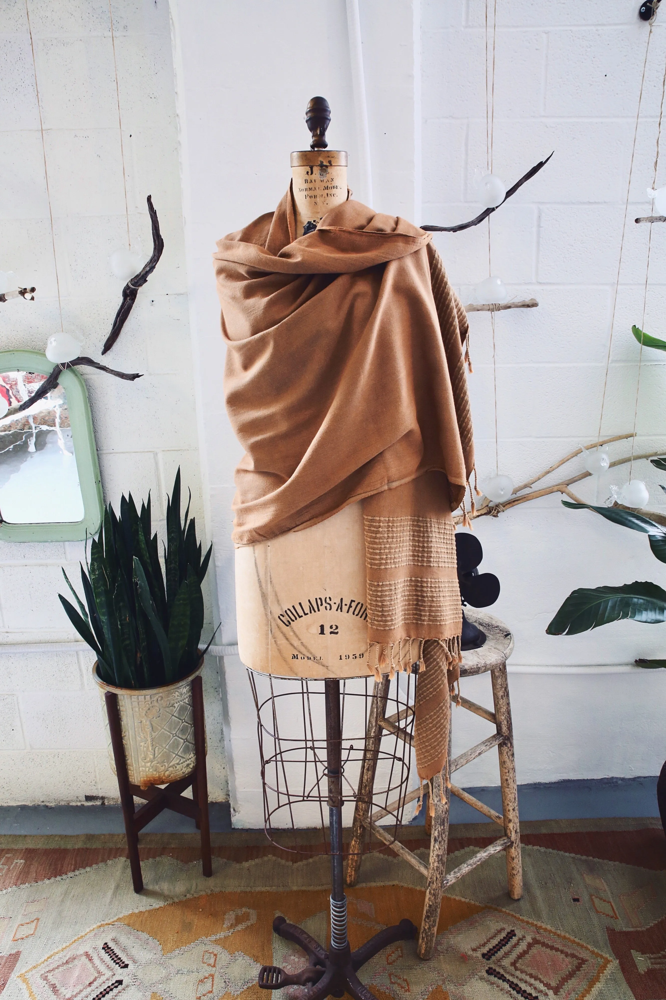 Summer Pestemal Scarf in Mustard