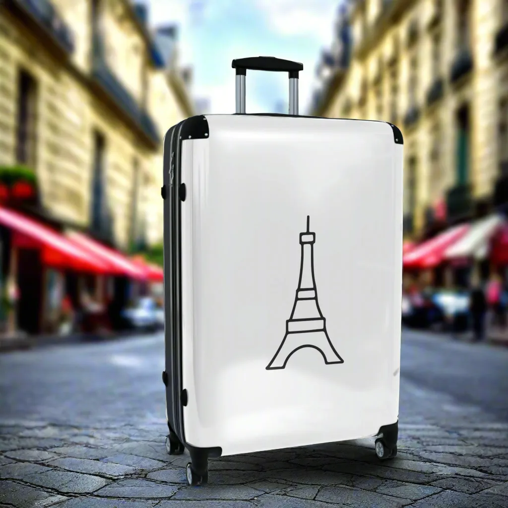 Take Me To Paris Suitcase (Large)