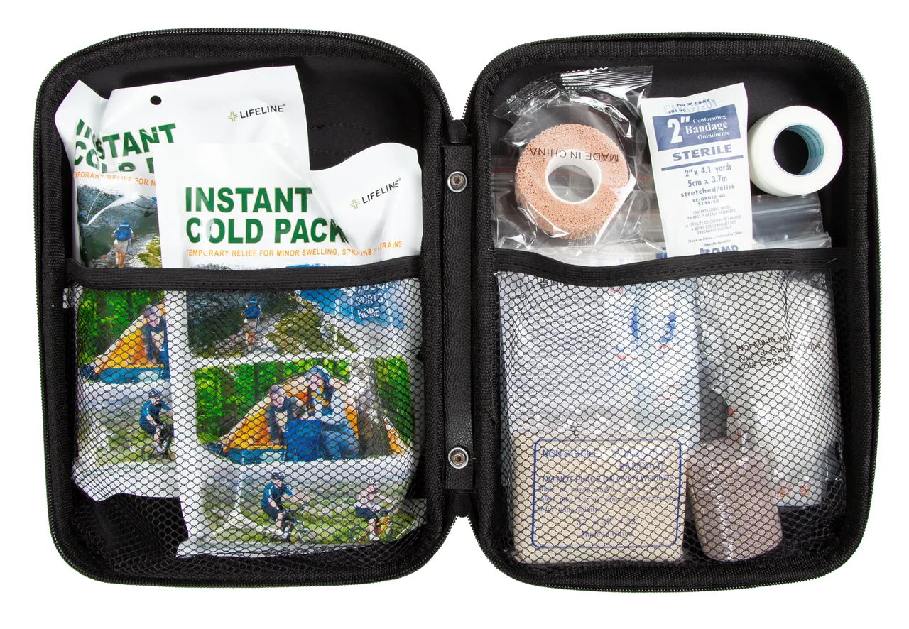 Team Sports Trainer Hard-Shell First Aid Kit - 65 Piece
