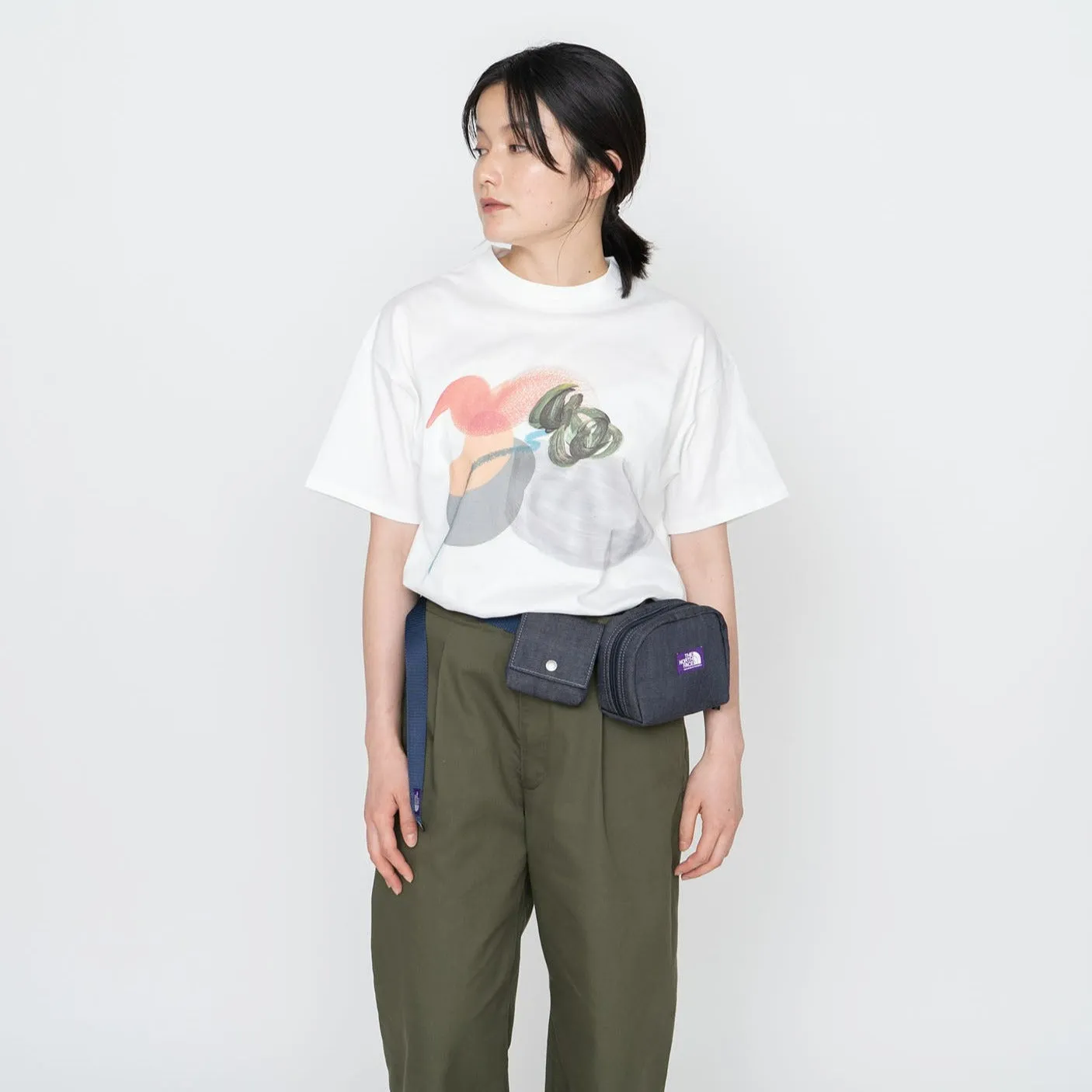 THE NORTH FACE PURPLE LABEL Denim Stroll Belt Bag [ NN7312N ]