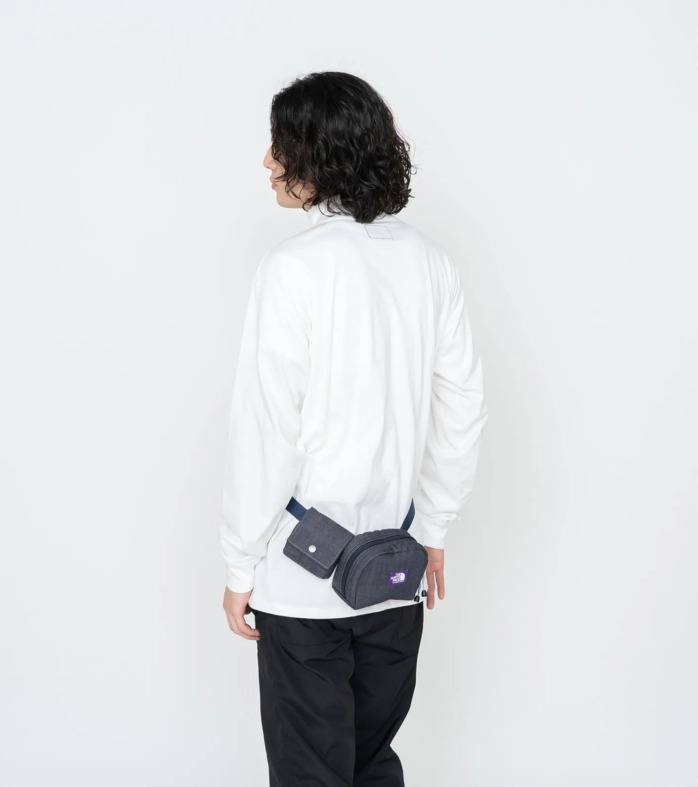 THE NORTH FACE PURPLE LABEL Denim Stroll Belt Bag [ NN7312N ]