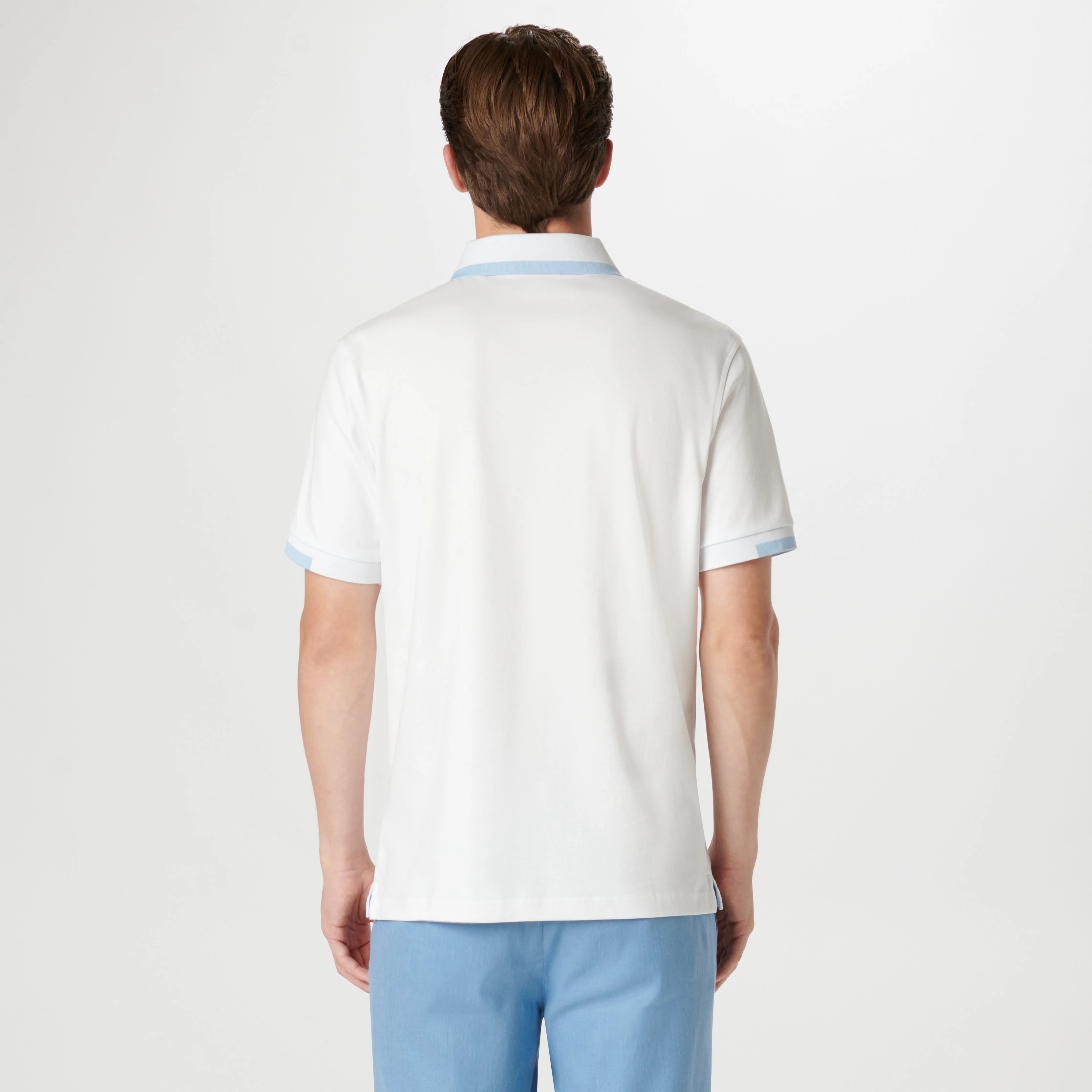 Tipped Quarter Zip Polo