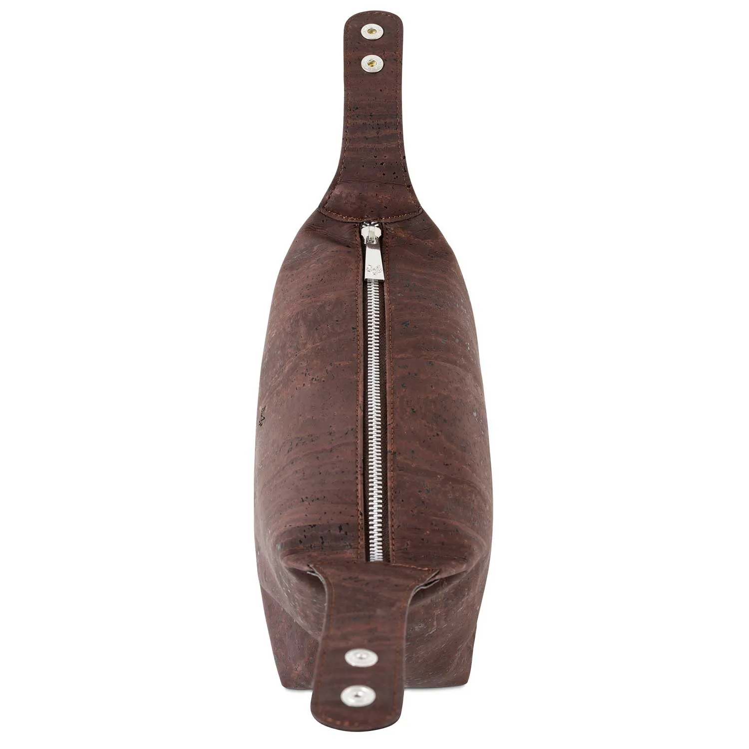 Vegan Cork Leather Washbag | Brown