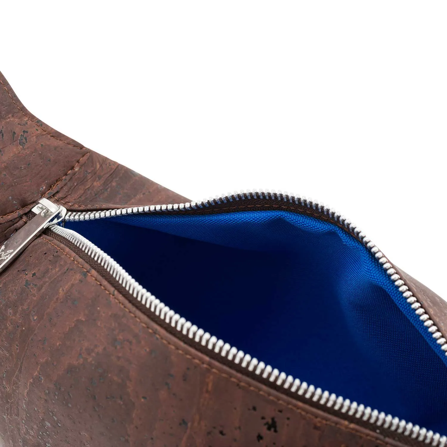 Vegan Cork Leather Washbag | Brown