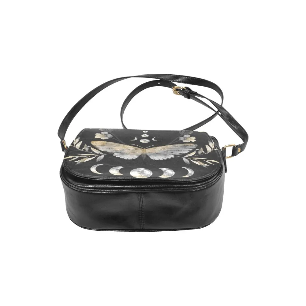 Vintage Style Butterfly Moon Phases Purse