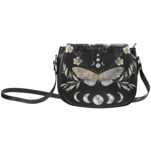 Vintage Style Butterfly Moon Phases Purse