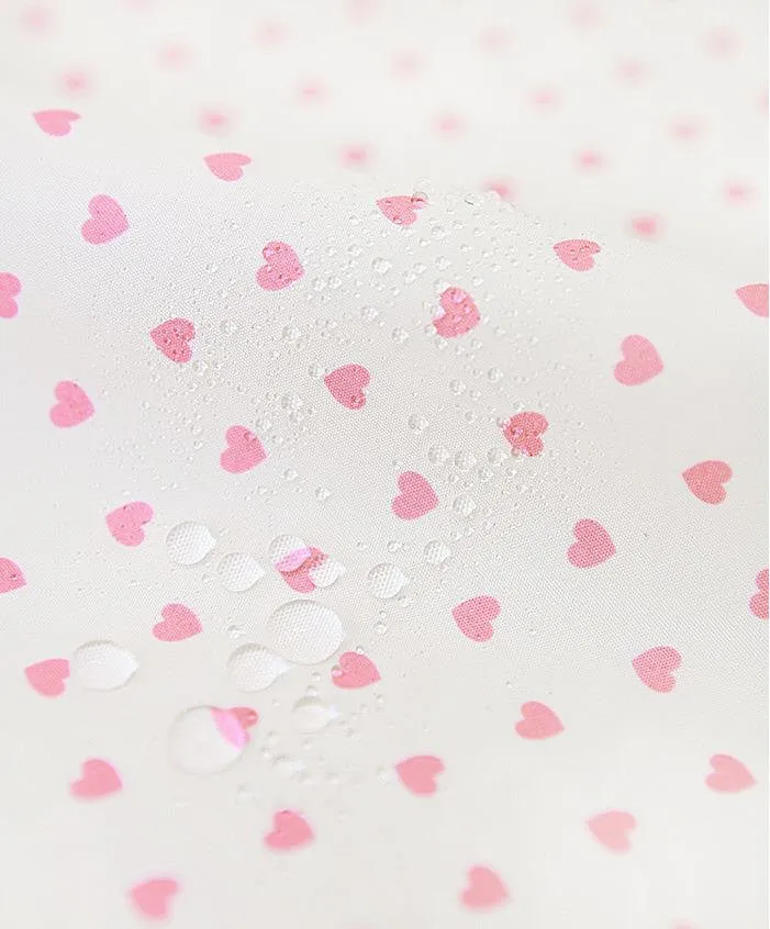 Waterproof Fabric Hearts - Pink, Sky or Navy - By the Yard /59802
