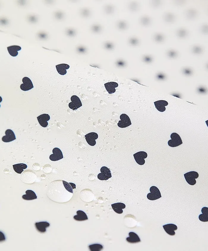 Waterproof Fabric Hearts - Pink, Sky or Navy - By the Yard /59802