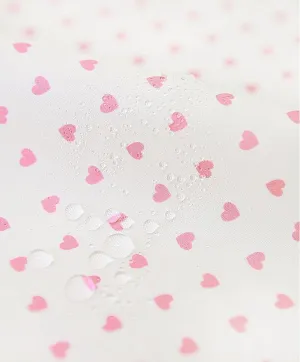 Waterproof Fabric Hearts - Pink, Sky or Navy - By the Yard /59802