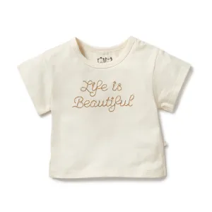 WILSON & FRENCHY LIFE IS BEAUTIFUL TEE