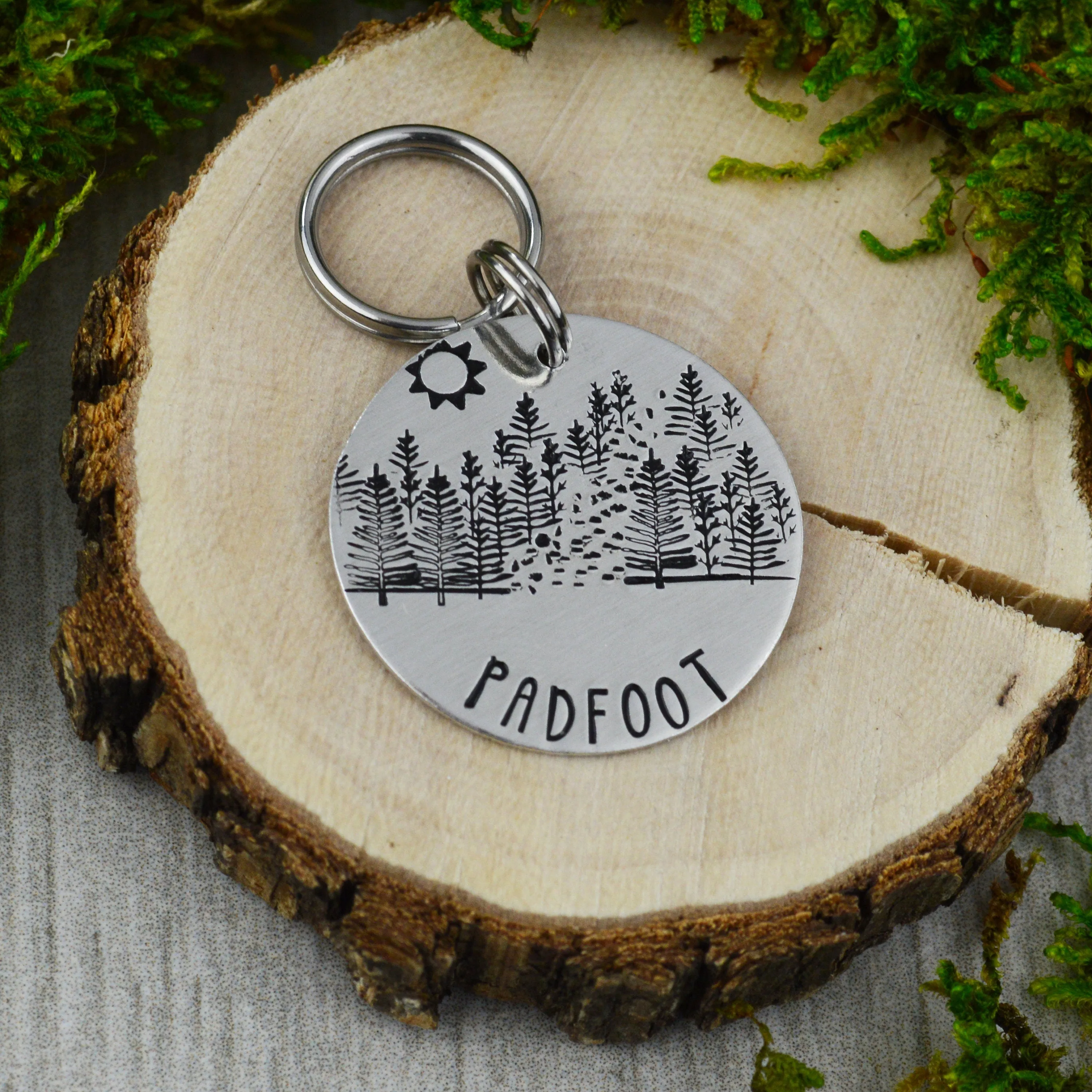 Woodlands Pet ID Tag
