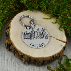 Woodlands Pet ID Tag