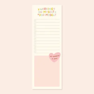 Working On Myself For Myself Long Checklist